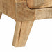 Dulap TV, 105x46x32 cm, lemn masiv mango brut - WALTI WALTI