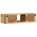 Dulap TV montat pe perete 100x32x25 cm lemn masiv Mango brut - WALTI WALTI
