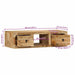 Dulap TV montat pe perete 100x32x25 cm lemn masiv Mango brut - WALTI WALTI