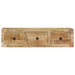 Dulap TV montat pe perete 100x32x25 cm lemn masiv Mango brut - WALTI WALTI