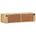 Dulap TV montat pe perete 100x32x25 cm lemn masiv Mango brut - WALTI WALTI
