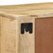 Dulap TV montat pe perete 100x32x25 cm lemn masiv Mango brut - WALTI WALTI