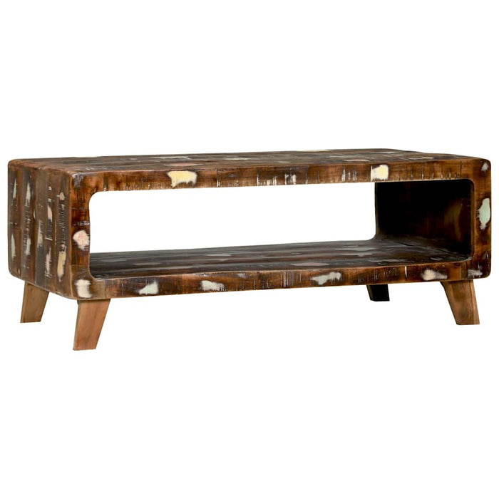 Masă de cafea Multicolour 90 x 50 x 35 cm Lemn masiv reciclat - WALTI WALTI
