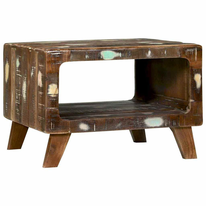 Masă de cafea Multicolour 50 x 50 x 35 cm Lemn masiv reciclat - WALTI WALTI