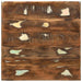Masă de cafea Multicolour 50 x 50 x 35 cm Lemn masiv reciclat - WALTI WALTI