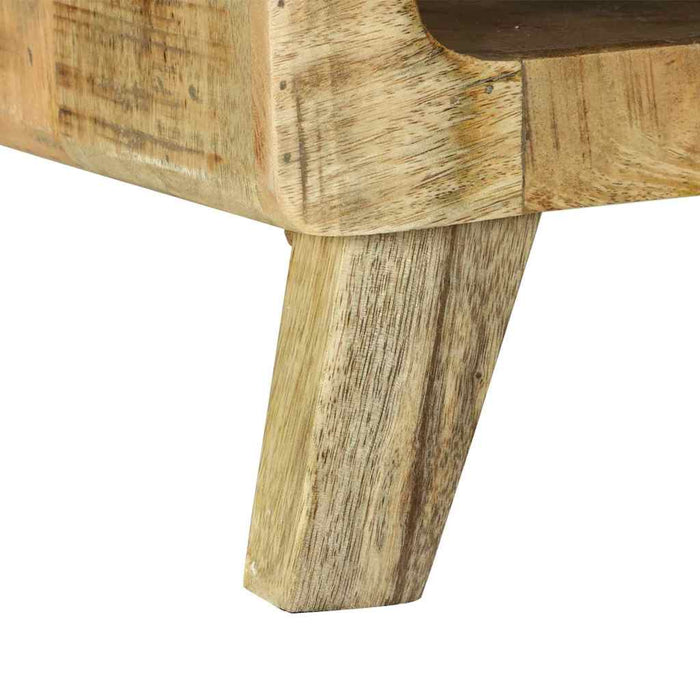 Masă de cafea Maro 90 x 50 x 35 cm Lemn de mango solid WALTI