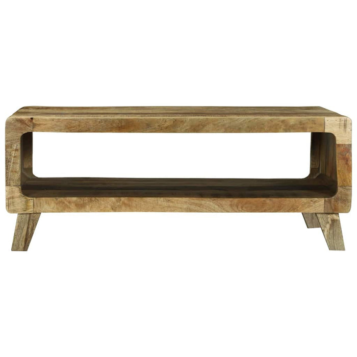 Masă de cafea Maro 90 x 50 x 35 cm Lemn de mango solid WALTI