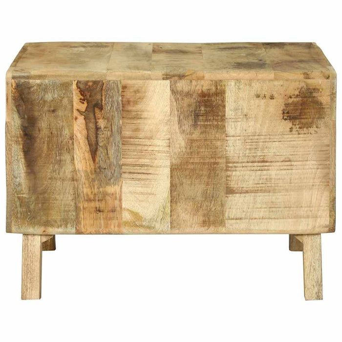 Masă de cafea 50 x 50 x 35 cm Lemn masiv de mango nefinisat - WALTI WALTI