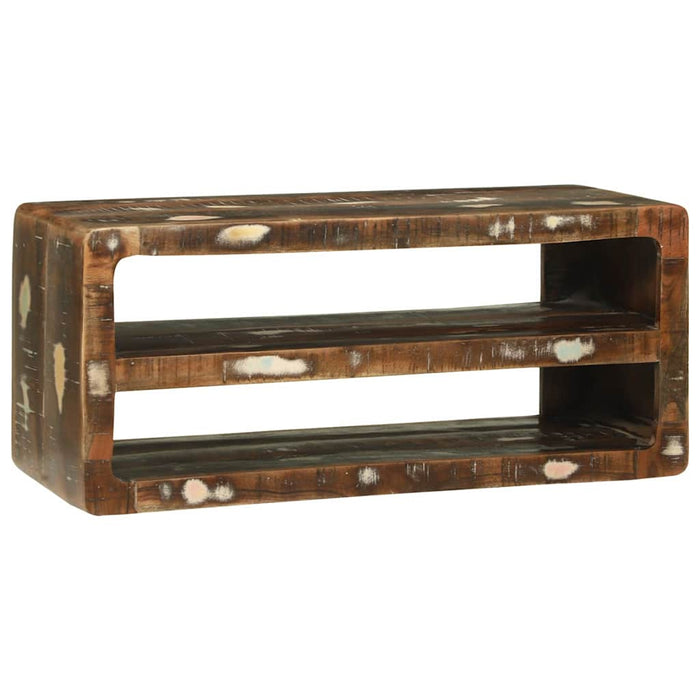 Cabinet TV Multicolour 80 x 32 x 36 cm Lemn masiv recuperat - WALTI WALTI