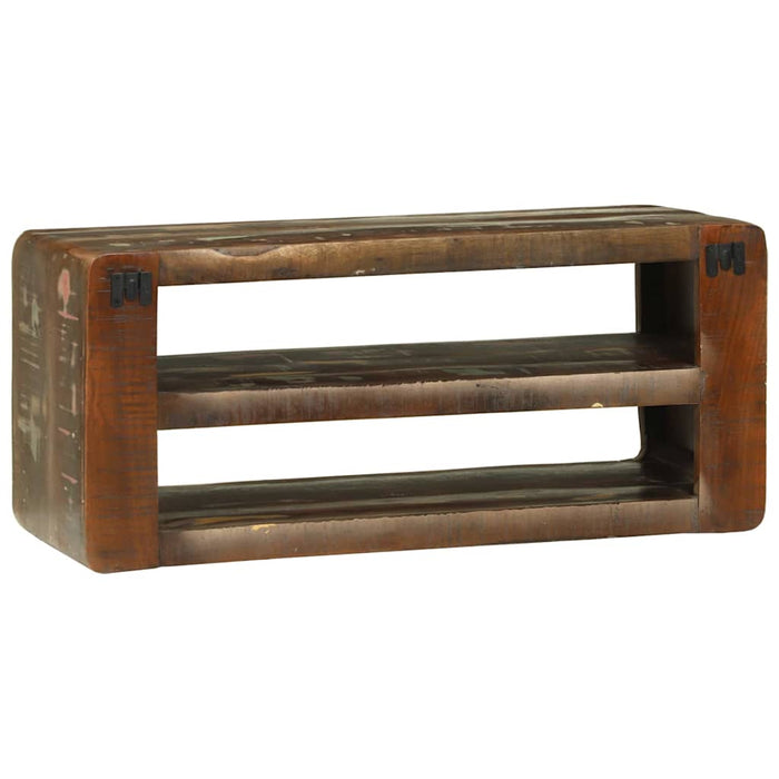 Cabinet TV Multicolour 80 x 32 x 36 cm Lemn masiv recuperat - WALTI WALTI