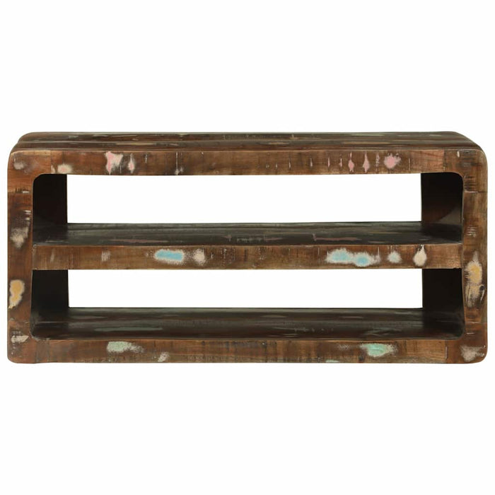 Cabinet TV Multicolour 80 x 32 x 36 cm Lemn masiv recuperat - WALTI WALTI