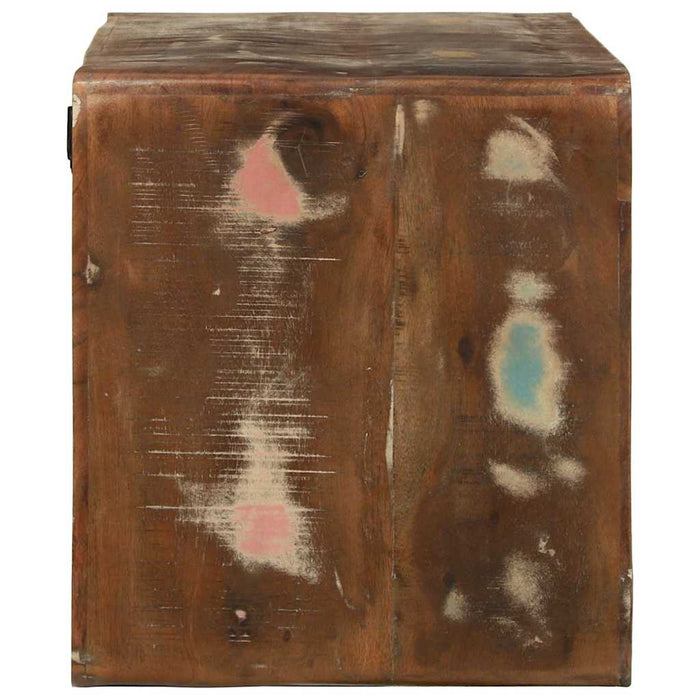 Cabinet TV Multicolour 80 x 32 x 36 cm Lemn masiv recuperat - WALTI WALTI