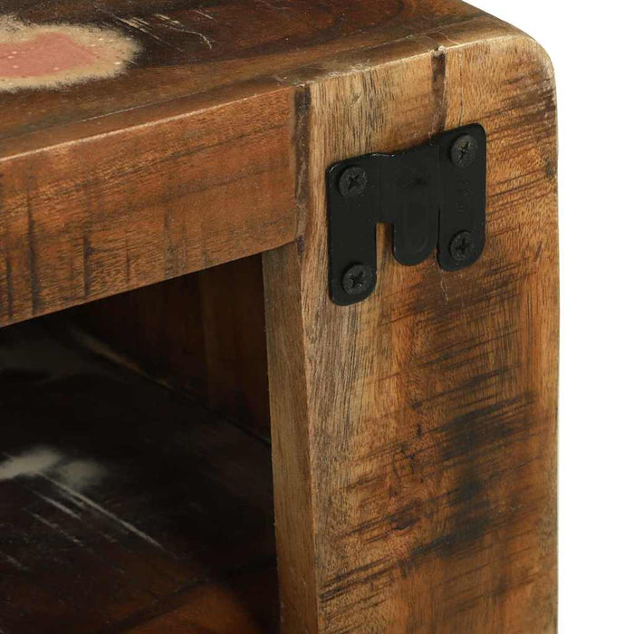 Cabinet TV Multicolour 100 x 32 x 36 cm Lemn masiv recuperat - WALTI WALTI