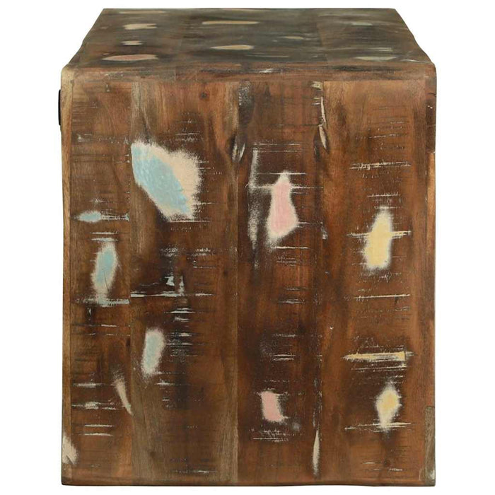 Cabinet TV Multicolour 100 x 32 x 36 cm Lemn masiv recuperat - WALTI WALTI