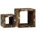 Unitate TV cu raft 2 pcs Multicolour Lemn masiv reciclat - WALTI WALTI