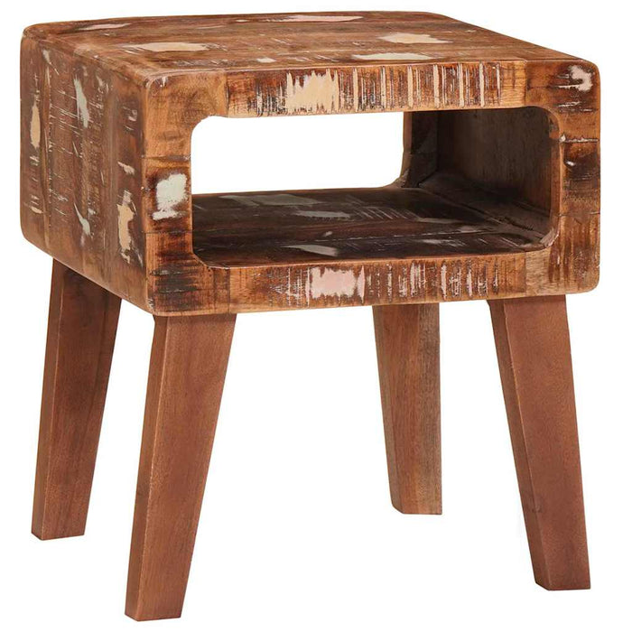 Mese de capăt Multicolour 40 x 32 x 46 cm Lemn masiv reciclat - WALTI WALTI
