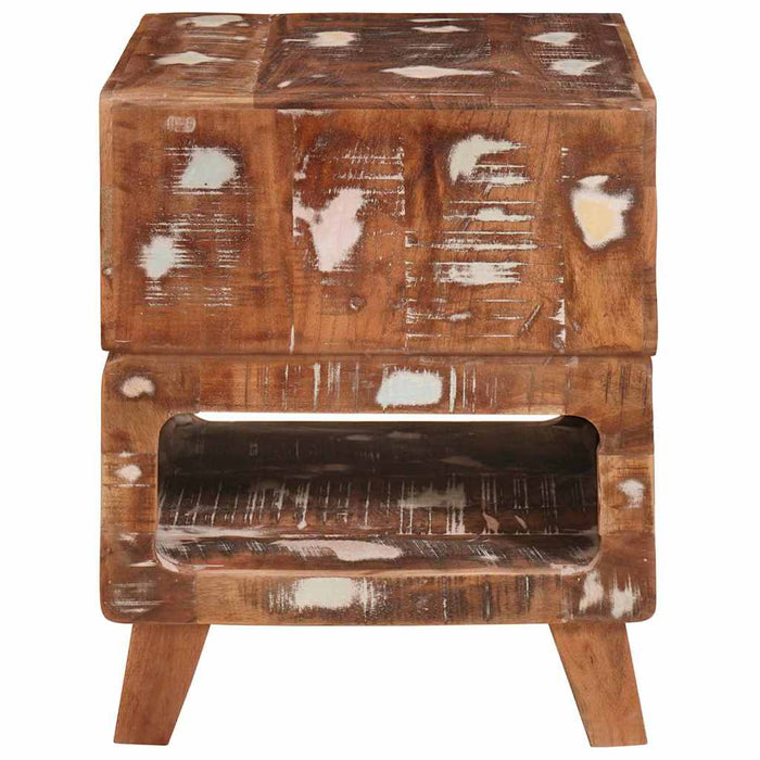 Mese de capăt Multicolour 40 x 40 x 49 cm Lemn masiv reciclat - WALTI WALTI
