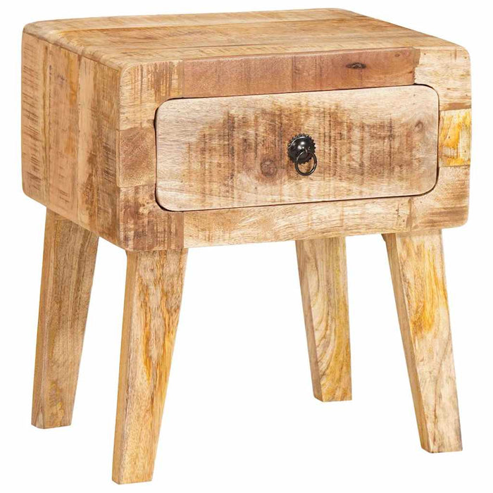 Mese de capăt cu ușă Maro 40 x 32 x 46 cm Lemn masiv de mango - WALTI WALTI