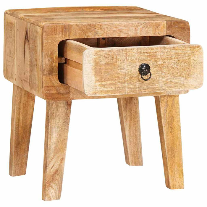 Mese de capăt cu ușă Maro 40 x 32 x 46 cm Lemn masiv de mango - WALTI WALTI