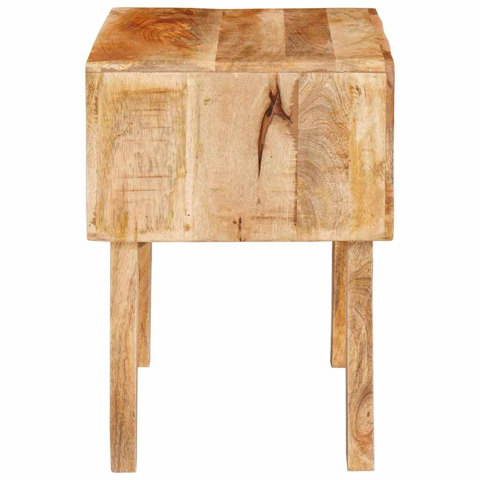 Mese de capăt cu ușă Maro 40 x 32 x 46 cm Lemn masiv de mango - WALTI WALTI