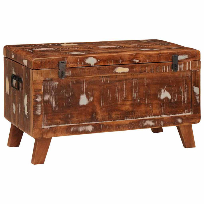 Cutie de depozitare 70 x 35 x 40 cm Lemn masiv reciclat - WALTI WALTI