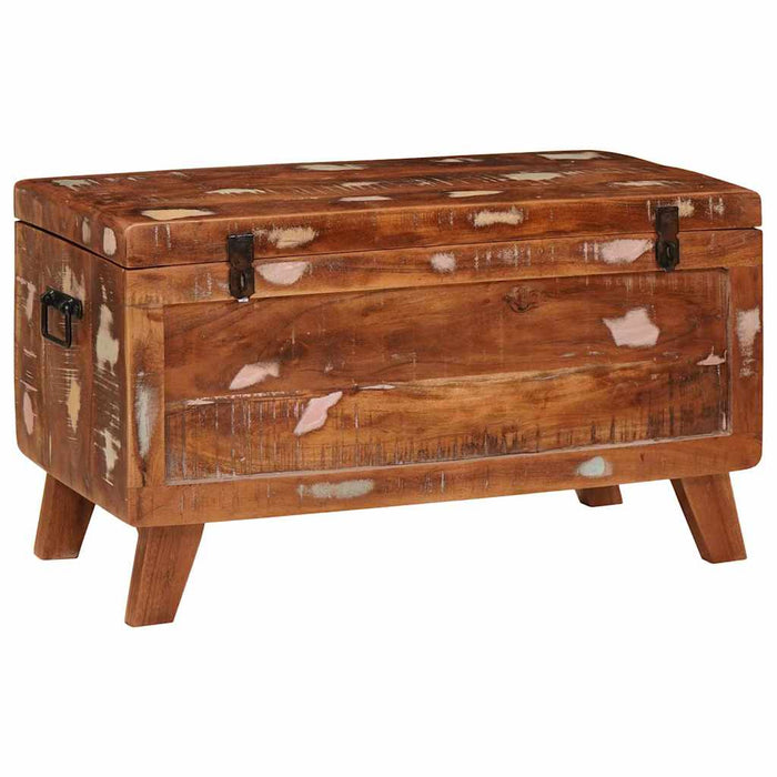 Cutie de depozitare 70 x 35 x 40 cm Lemn masiv reciclat - WALTI WALTI
