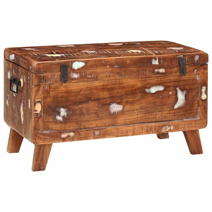 Cutie de depozitare 70 x 35 x 40 cm Lemn masiv reciclat - WALTI WALTI