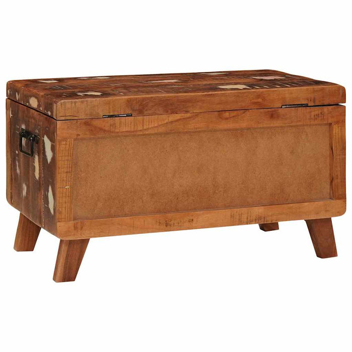Cutie de depozitare 70 x 35 x 40 cm Lemn masiv reciclat - WALTI WALTI