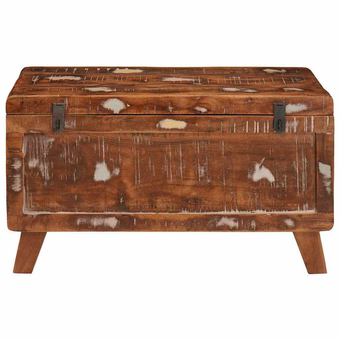 Cutie de depozitare 70 x 35 x 40 cm Lemn masiv reciclat - WALTI WALTI
