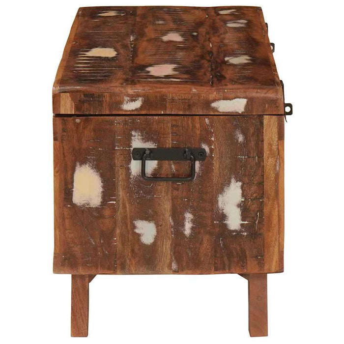 Cutie de depozitare 70 x 35 x 40 cm Lemn masiv reciclat - WALTI WALTI