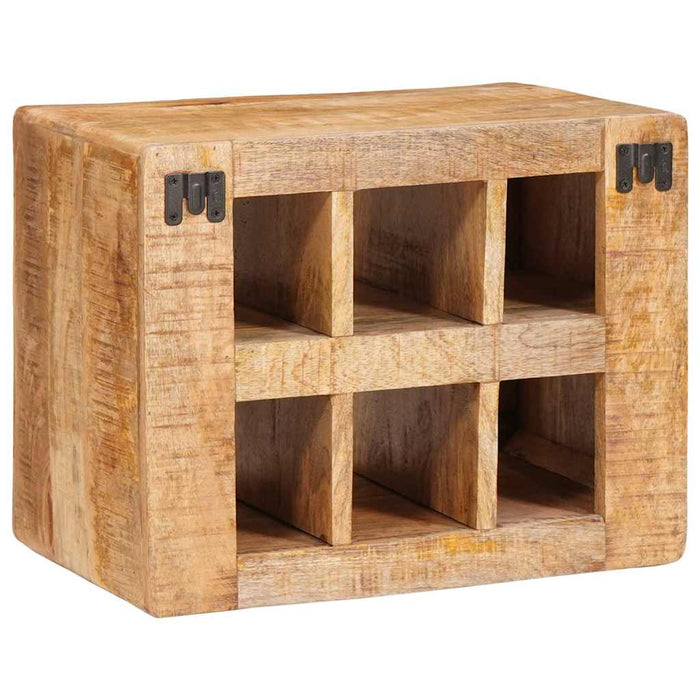 Raft pentru vin Maro 44 x 30 x 35 cm Lemn masiv de mango - WALTI WALTI