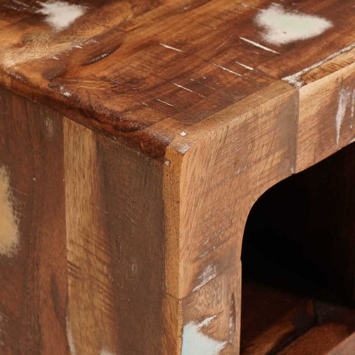 Raft pentru vin Maro 44 x 30 x 35 cm Lemn reciclat masiv - WALTI WALTI