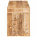 Masă laterală Maro 60 x 35 x 46 cm Lemn de mango solid - WALTI WALTI