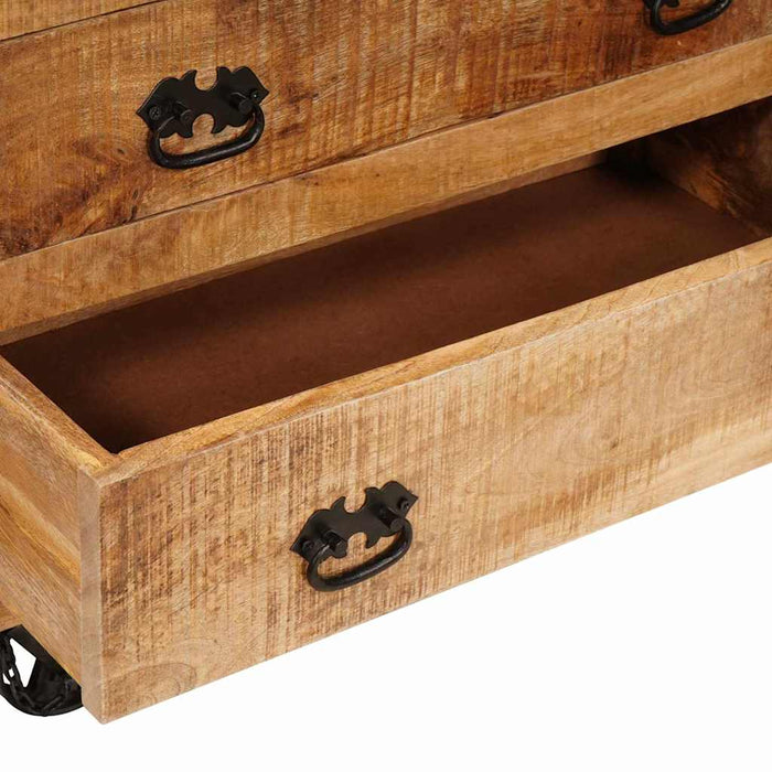 Dulap lateral Maro 70 x 38 x 63 cm Lemn masiv de mango - WALTI WALTI