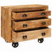 Dulap lateral Maro 70 x 38 x 63 cm Lemn masiv de mango - WALTI WALTI