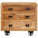 Dulap lateral Maro 70 x 38 x 63 cm Lemn masiv de mango - WALTI WALTI