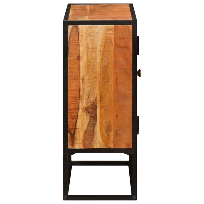 Bufet cu ușă Beta natural 70 x 30 x 75 cm Lemn Solid de Acacia - WALTI WALTI