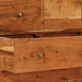 Comodă cu sertar natural 55 x 30 x 90 cm Lemn Solid de Acacia - WALTI WALTI