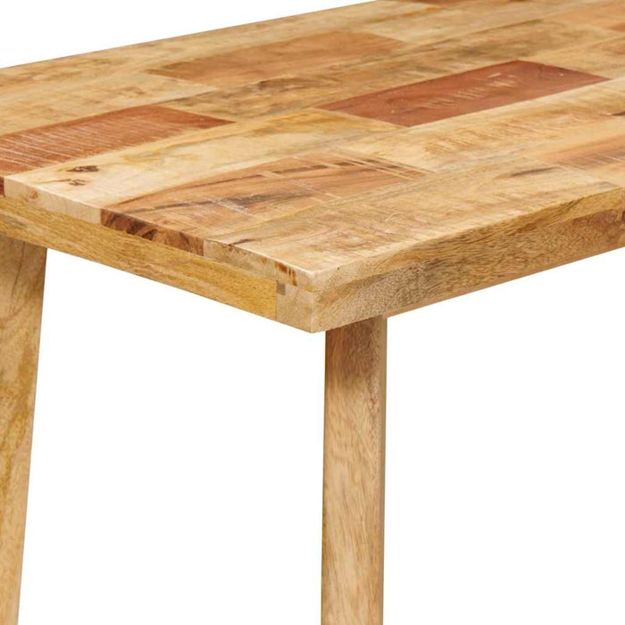 Masă de dining natural 100 x 55 x 75 cm Lemn de mango solid - WALTI WALTI