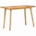 Masă de dining natural 100 x 55 x 75 cm Lemn de mango solid - WALTI WALTI
