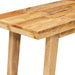 Masă de dining natural 100 x 35 x 75 cm Lemn de mango solid - WALTI WALTI