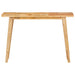 Masă de dining natural 100 x 35 x 75 cm Lemn de mango solid - WALTI WALTI