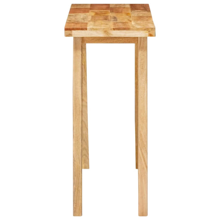Masă de dining natural 100 x 35 x 75 cm Lemn de mango solid - WALTI WALTI