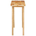 Masă de dining natural 100 x 35 x 75 cm Lemn de mango solid - WALTI WALTI