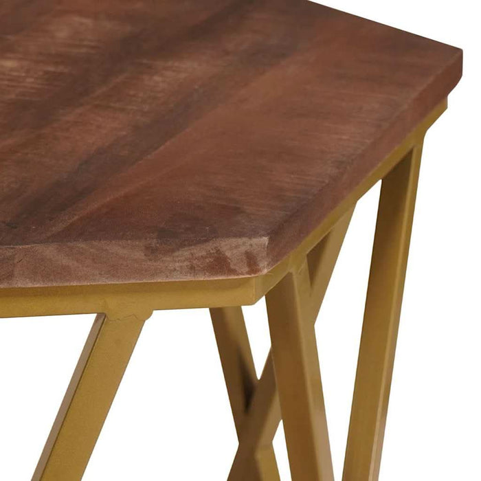 Măsuțe de cafea Maro 55 x 55 x 50 cm Lemn de mango solid - WALTI WALTI
