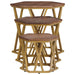 Măsuțe de cafea Maro 55 x 55 x 50 cm Lemn de mango solid - WALTI WALTI