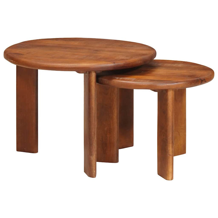 Mese de Cafea Nesting 2 buc. Maro miere Ø 50 x 40 cm WALTI