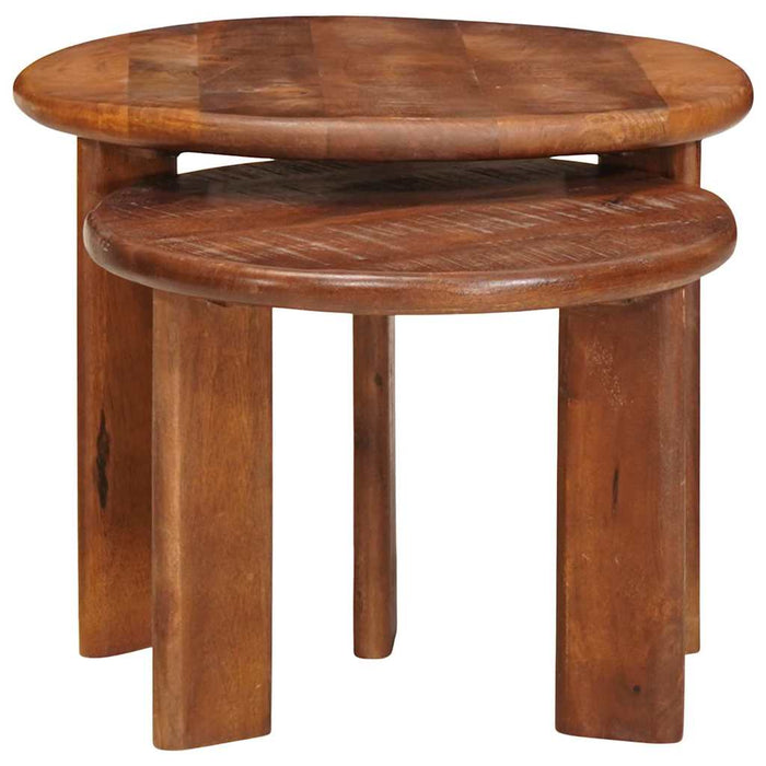 Mese de Cafea Nesting 2 buc. Maro miere Ø 50 x 40 cm WALTI
