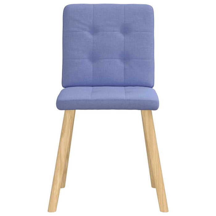 Scaune de sufragerie 2 buc țesătură Jeans Blue - WALTI WALTI