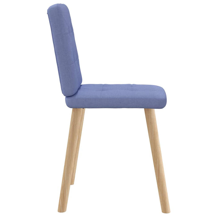 Scaune de sufragerie 2 buc țesătură Jeans Blue - WALTI WALTI